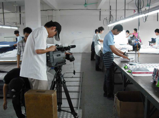 東莞企業宣傳片制作現場