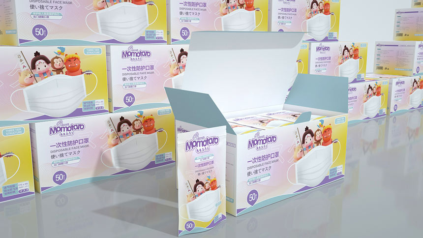 東(dōng)莞口罩包裝設計(jì)公司案例欣賞