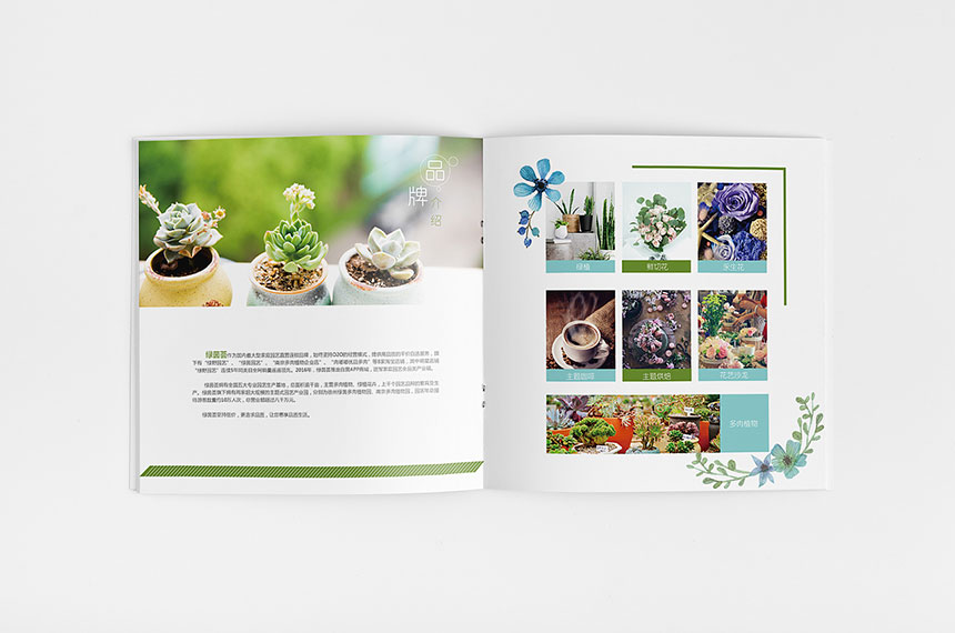 花卉養殖畫冊(cè)設計_花卉養殖宣傳(chuán)冊(cè)設計制作
