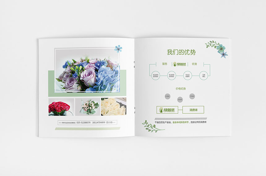 花卉養殖畫冊(cè)設計_花卉養殖宣傳(chuán)冊(cè)設計制作