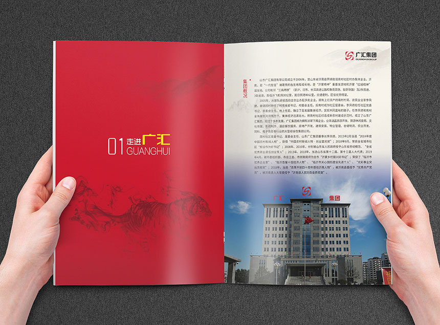 2020年集團公司彩頁設計_集團公司宣傳(chuán)冊(cè)設計制作