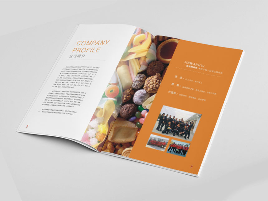 休閑食品畫冊設計