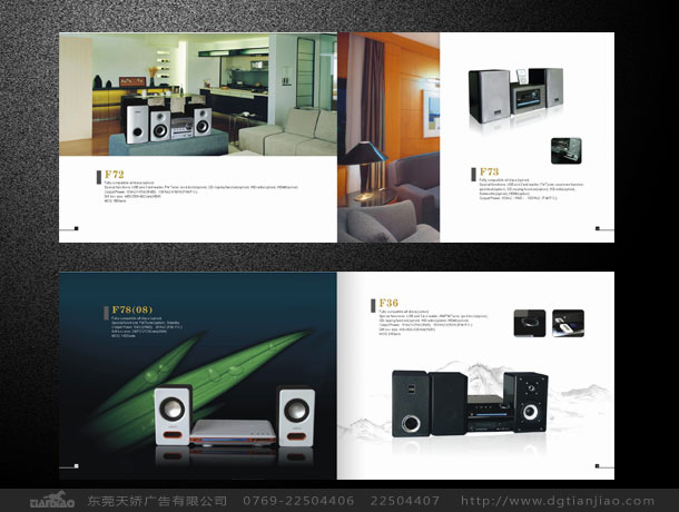 東莞高檔音響畫冊設計