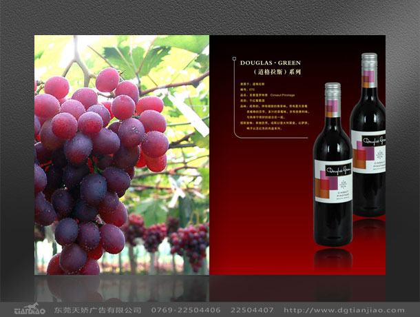 東莞紅酒彩頁設計