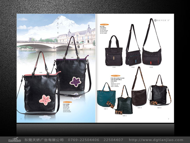 東莞皮具畫冊設計欣賞